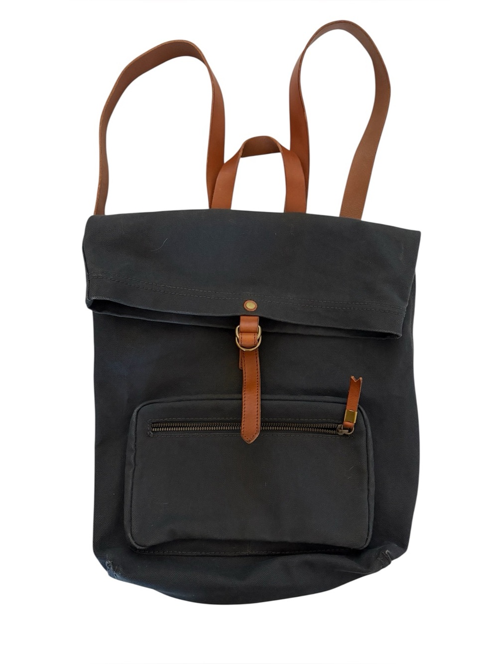 Madewell The Canvas Foldover Backpack - Picture 7 of 12